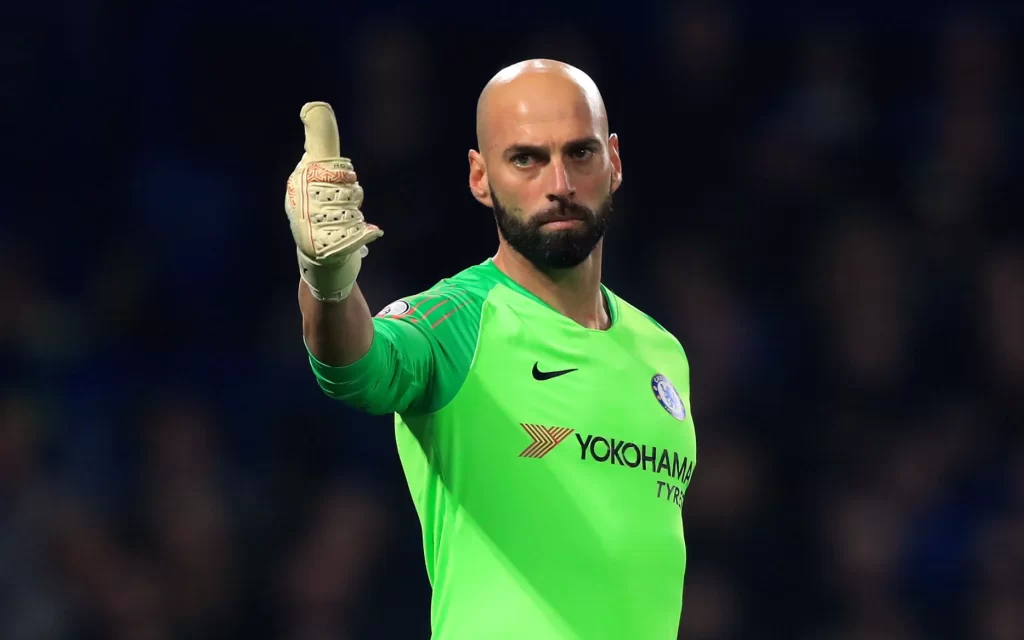 Caballero switched from goalkeeper to Foxes' assistant coach